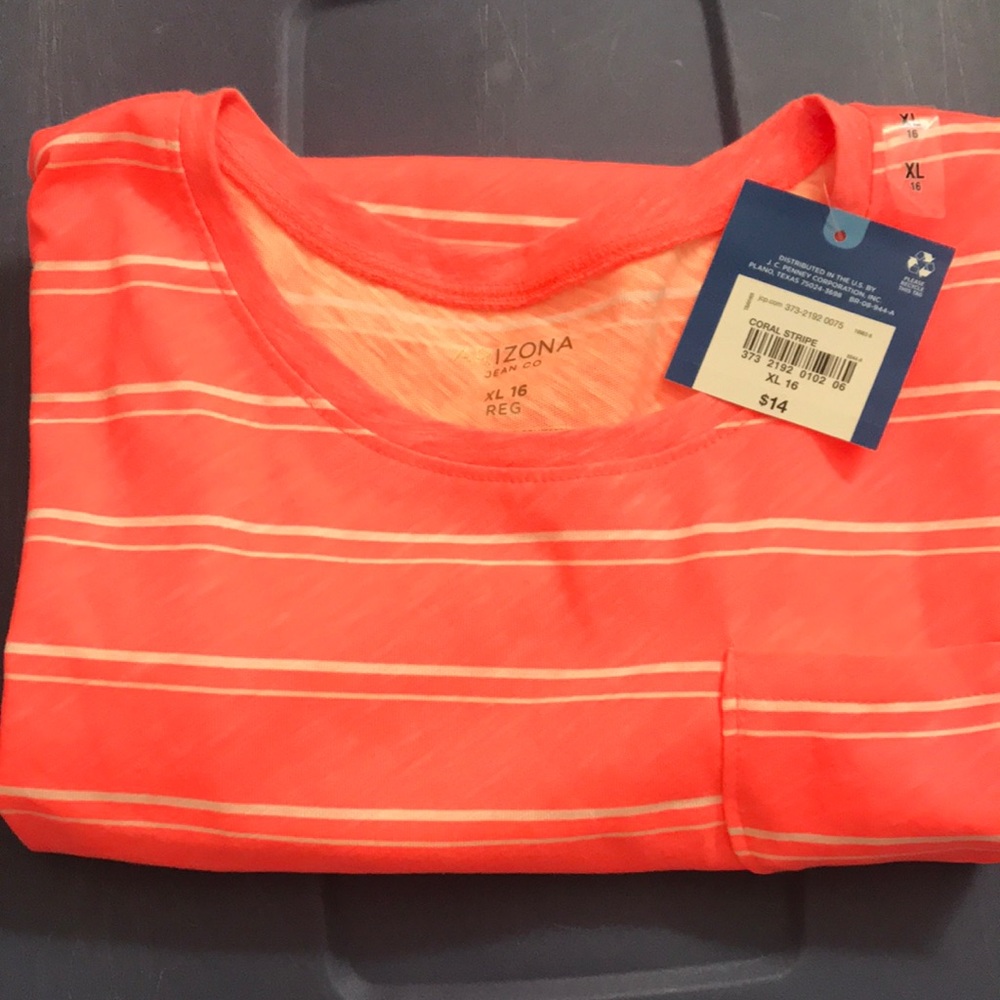 arizona striped t-shirt